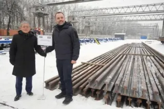 ウクライナに日本製レール　JICA支援、鉄道網維持