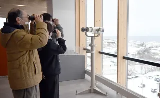 根室で流氷観測スタート　初日は確認できず