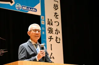 侍ジャパン元HC白井一幸氏が網走で講演　「夢をつかむ最強チームの作り方」約400人が聴講