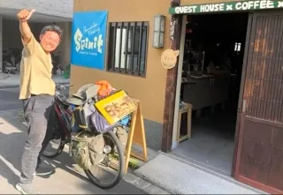 ＜西胆振人ものがたり＞自転車で日本一周の室工大生　吉崎勘大さん（22）　旅通じ人の縁に幸福感