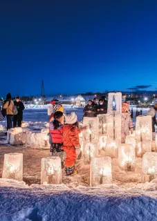 恵庭シーニックナイト20回目　夜彩る1万5千本の炎　2月5～8日