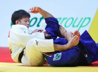 男子60キロ級・永山は3位　攻めの姿勢貫けず　柔道GS