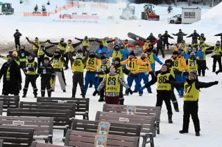 日本一の寒さ満喫　陸別しばれフェス　人間耐寒テスト123人完遂