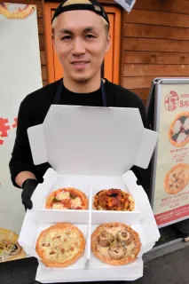 大樹のパン店、焼きたてピザに挑戦へ 「100日間で5千枚」販売目指す