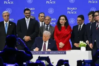 米国主導「平和評議会」設立式典　トランプ氏以外のG7首脳は欠席