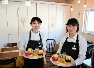 深川の工務店が月1回限定でカフェに　道産食材にこだわったプレート