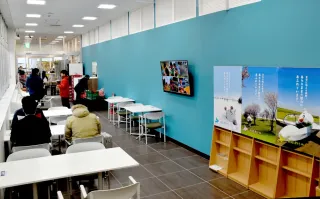 新篠津唯一のスーパー改装　ホクレンショップ　コミュニティースペース新設、観光情報発信