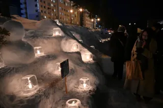 マチ包む手作りの温もり　小樽雪あかりの路、市民や観光客を魅了