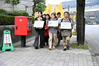 「国は同性婚認めて」　札幌の原告ら、最高裁に要請行動