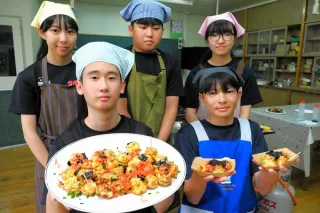 「革命海焼き」神恵内中3年生が考案　 5日・沖揚げまつりでお披露目