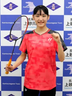 上砂川中の高橋さん　バド全中に初出場