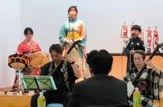 子どもの民謡伸びやか　雄武で発表会、三味線も