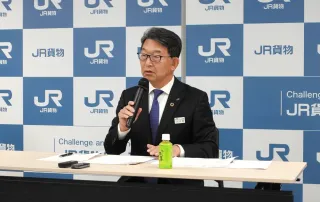 JR貨物社長、大雪による長期運休「おわび」　船の代替輸送遅れ「反省」