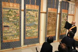 室町時代の絵曼荼羅　５年ぶりの輝き　幌延・長応寺が公開