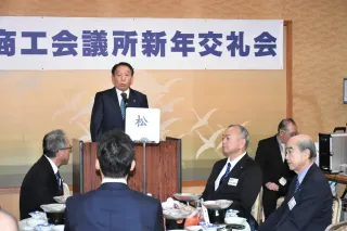各界トップ、今年の展望語る　岩内商工会議所が交礼会