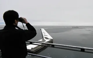 「流氷初日」の独自観測　紋別、網走で比較困難に　標高差180mで「もやもや感」