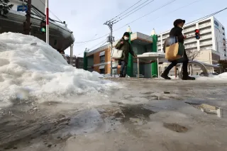 オホーツク管内「記録的暖冬少雪」 2月平均気温、17地点で史上最高