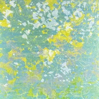 ☆坂本直行☆「 秋の日高連峰」シルクスクリーン　大衣サイズ　未使用！ 山田恭代美展〝こもれびライラック〟 5月16～31日、ギャラリー創