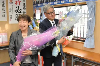 平取町長選　再選の遠藤氏が抱負「地域のニーズに全力」