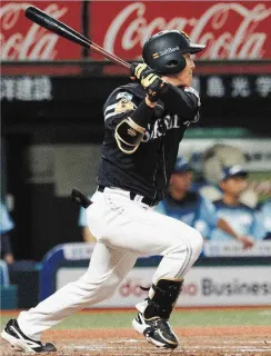 プロ野球 パリーグ、セリーグ＞7日 柳町勝ち越し打 ソフト、M35に