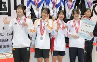SA月寒が2位　「最初で最後の全中競泳」　女子400メートルリレー　北海道中学新記録も