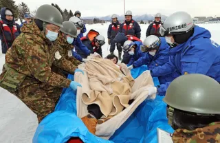 冬の噴火、命守る行動確認　美瑛・上富良野中心に十勝岳総合防災訓練　情報共有や外国人対応課題