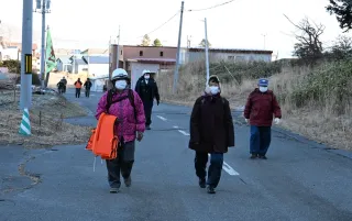 「後発地震注意情報」で緊迫　広尾・音調津、徒歩避難訓練