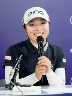 佐久間朱莉「目標は優勝」　女子ゴルフの四大大会第2戦