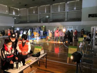 冬の災害想定、避難所を体験　石狩市民参加、初の訓練