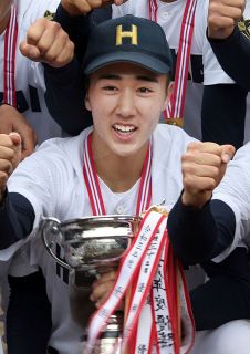 春季全道高校野球大会で優勝した北海の主将　今北孝晟（いまきた・こうせい）さん