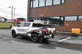 「ドローン基地」車両製作　スターリンク対応、山間部で活躍　留萌・興北建設