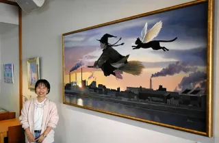 全道展 札幌の早坂夏花さん、全道美術協会賞と北海道美術館協力