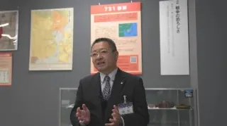 飯田市教育委員会の後藤武志課長=2024年11月22日、長野県飯田市