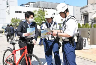 自転車事故の死傷者　ヘルメット未着用9割超　北海道警が着用呼び掛け