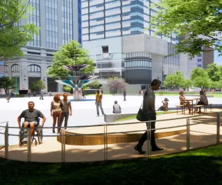 大通公園にウッドデッキ「雪で段差見えない」　札幌市の再整備案、大幅修正へ　安全性や維持管理に懸念