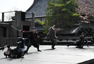 登別伊達時代村で始まった夏季限定の野外忍者アクションショー