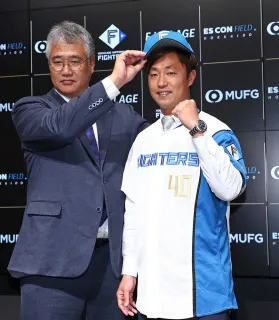 日本ハム、トレード加入の島本「来季の優勝に貢献したい」　入団会見で意気込み