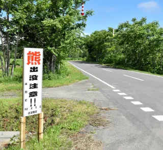 クマの通報、高止まり　天塩署管内51件、2年連続50件超