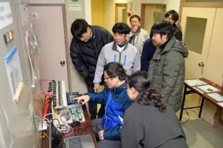 冬の屋内退避、実効性を調査　柏崎刈羽原発近くの防護施設