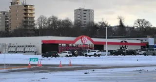 今月13日にオープンするロピア中の島店＝6日、札幌市豊平区