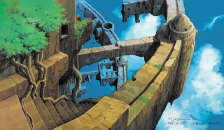 新・山本二三展 アニメーション美術の創造者＞②天空の城ラピュタ
