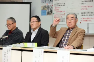 釧路市昭和のメガソーラー着工　3町内会、会見で中止訴え