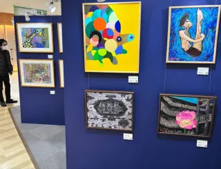 障害ある子ども　感性豊かな絵画　札幌で作品展