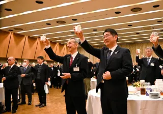 江別市長「新たな時代に挑戦」　新年交礼会で抱負