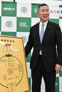 酪農学園の新理事長　高島英也（たかしま・ひでや）さん
