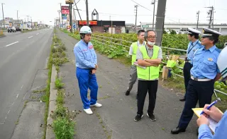 根室で死亡事故の現場診断　横断中の94歳がはねられ死亡