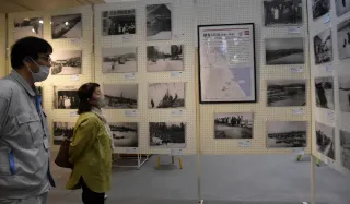 幻の美幸線、写真でたどる　１９４９年の調査隊記録　枝幸でパネル展
