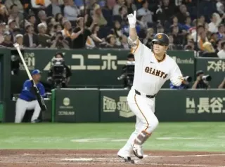 巨2―0中（23日）　大城卓が決勝2ラン