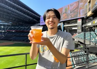 香り華やか、梨のクラフトビール　エスコン内「そらとしば」が販売