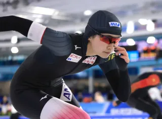 恩師と目指す五輪切符　帯三条出身・スピードスケート稲川選手　「4年前の忘れ物取りに行く」